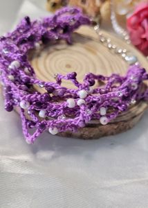 Multilayer Crochet Bead Bracelet