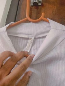 New White Full Hand Tshirt🎁