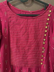 Pink Casual Dress