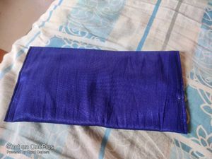 Elegant Blue &amp; Gold Clutch