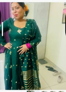 Emerald Green Anarkali Suit