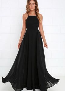 Elegant Black Maxi Dress