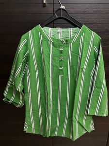 Striped Green Top