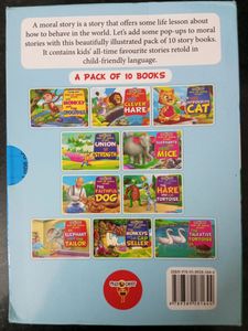 📚10 Books 3D Miss And Chief Moral Stories Pop Up 3d Books