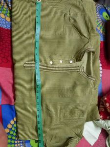 Striped Green Stripped KURTHA