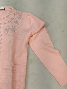 Elegant Pink Cardigan