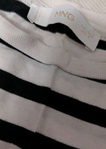 Striped Cropped Tee