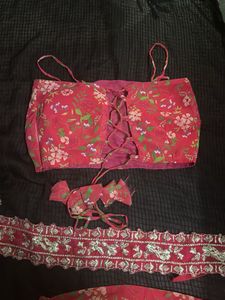 Designer Saree With Belt