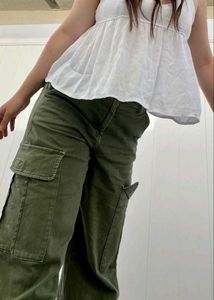 Olive Green Cargo Pants