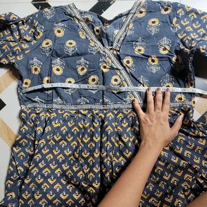 Floral Print Mini kurti