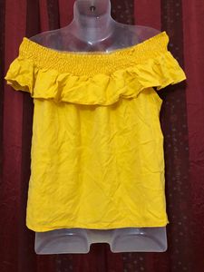 Pimkie Yellow Stylish Top