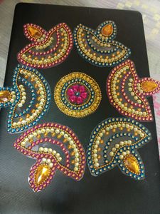 Lamp Shape Of Kundan Art