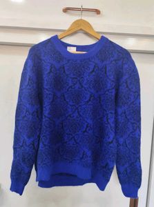Women&#39;s Vintage Blue Pullover