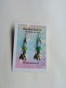 Beaded Bee Earrings