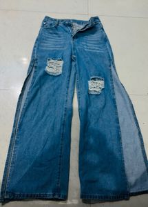 Urbanic Ribbed Slit Jean