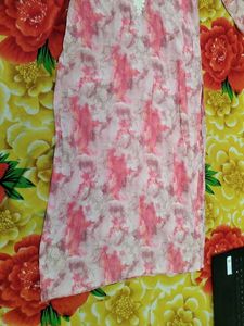 Pink Embroidered Kurta