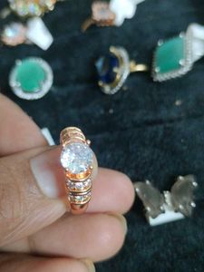 Elegant Rose Adjustable Gold Ring