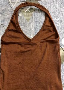 Brown Halter Top