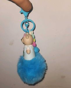 Starbucks Bear Fluffy Keychain+bagcharm