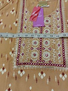 New Cotton Silk Dress Set