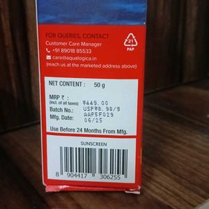 Aquologica Sunscreen &amp; Moisturizer duo