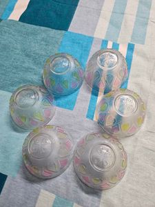 Set of 6 Glass Bowls