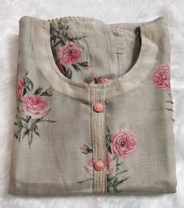 Rose Print Kurta