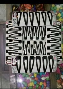 Black Hair Clips Set