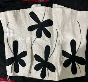 Black Floral Vintage Corset