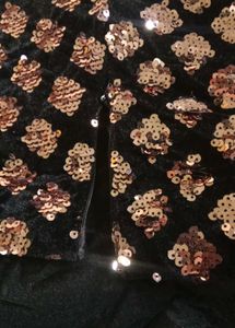 Sequin Velvet Dress