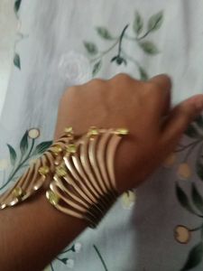 Statement Gold-Tone Cuff Bracelet