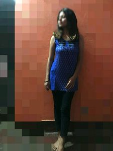 Global Desi (Blue 💙 Short Printed Kurti)