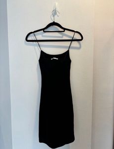 Zara fitted Mini spaghetti strap dress Size Small