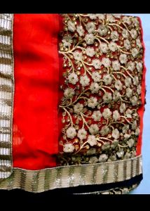 Heavywork✨Partywear Bootawork Lace Saree💕💐✨
