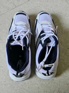 Athletic Running Shoes - Navy &amp; White