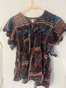 Boho Print Top