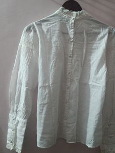 Smart White Cotton Top