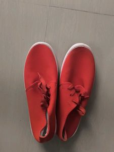 Red Casual Shoes