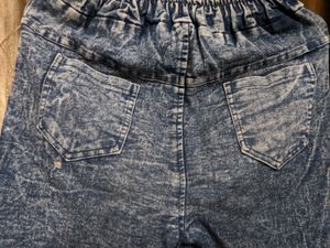 Jeans Trouser Jeggings (Blue) For Girls