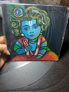 Cute Baal Krishna Painting
