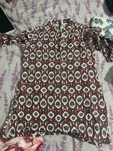 Patterned Tunic Top