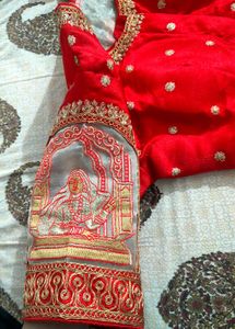 Designer Red Blouse