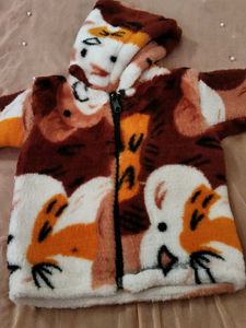 Cute Animal Print Baby Jacket