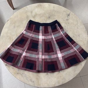 Plaid A-Line Skirt