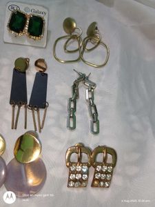 9 western earrings set combo