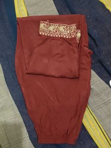 plazo pants ,maroon colour ,daily wear and comfort