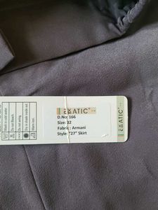 Vintage Grey Pencil Skirt