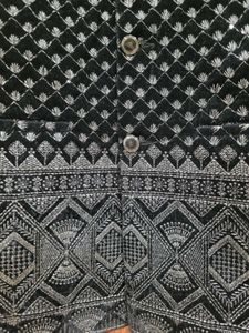 Stylish Black Velvet Waistcoat