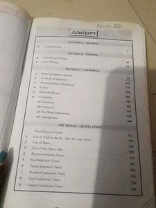 English Grammar Class12th Book