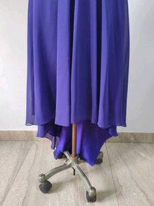 Elegant Purple Midi Dress